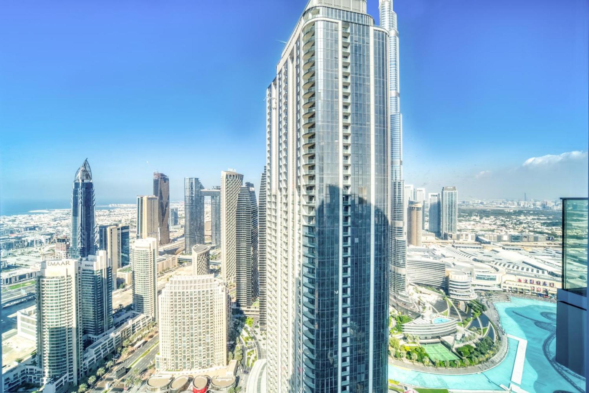 Downtown Luxury - Stunning Burj Khalifa & Sea View - 5 Minutes Walk To Dubai Mall Zewnętrze zdjęcie
