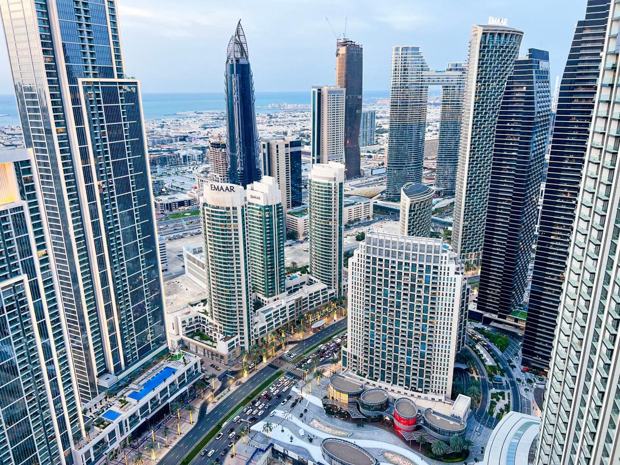 Downtown Luxury - Stunning Burj Khalifa & Sea View - 5 Minutes Walk To Dubai Mall Zewnętrze zdjęcie