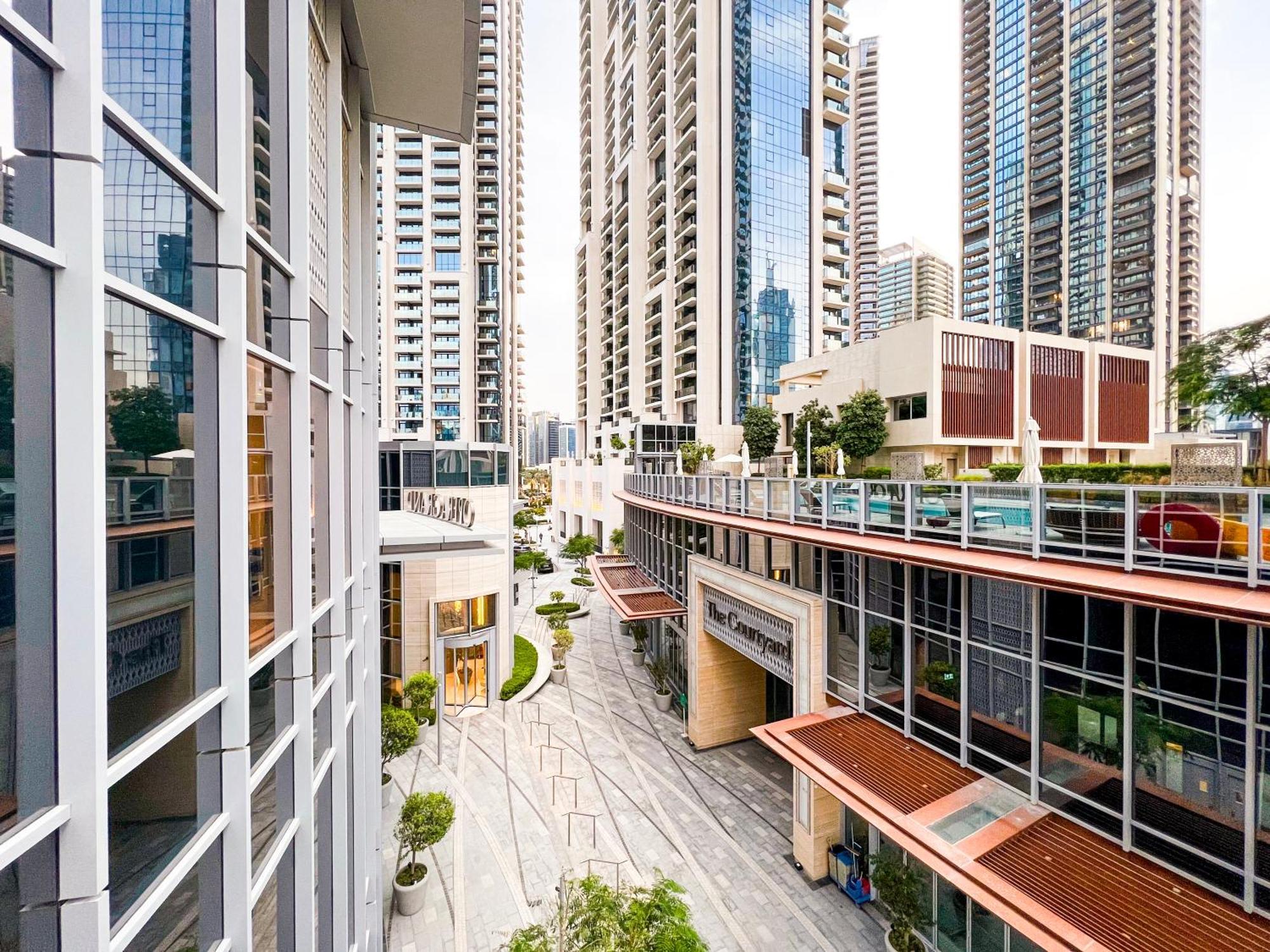 Downtown Luxury - Stunning Burj Khalifa & Sea View - 5 Minutes Walk To Dubai Mall Zewnętrze zdjęcie