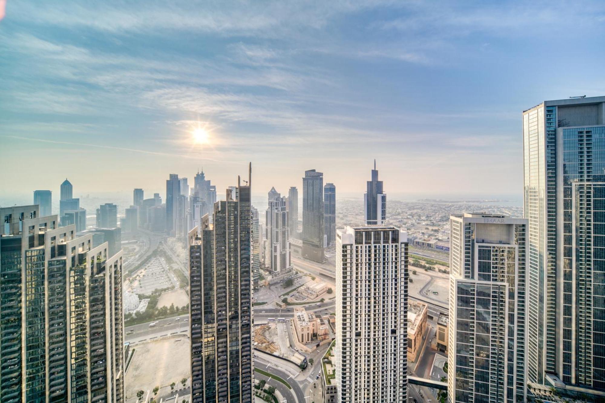Downtown Luxury - Stunning Burj Khalifa & Sea View - 5 Minutes Walk To Dubai Mall Zewnętrze zdjęcie
