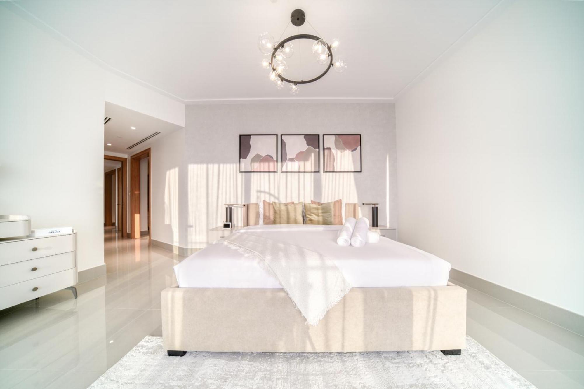Downtown Luxury - Stunning Burj Khalifa & Sea View - 5 Minutes Walk To Dubai Mall Zewnętrze zdjęcie
